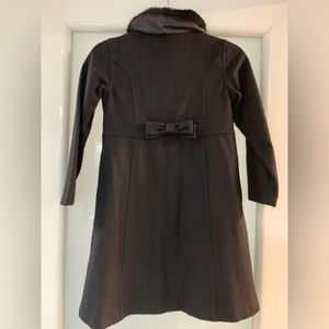 Gymboree coat size 7 with bow in back and faux neck